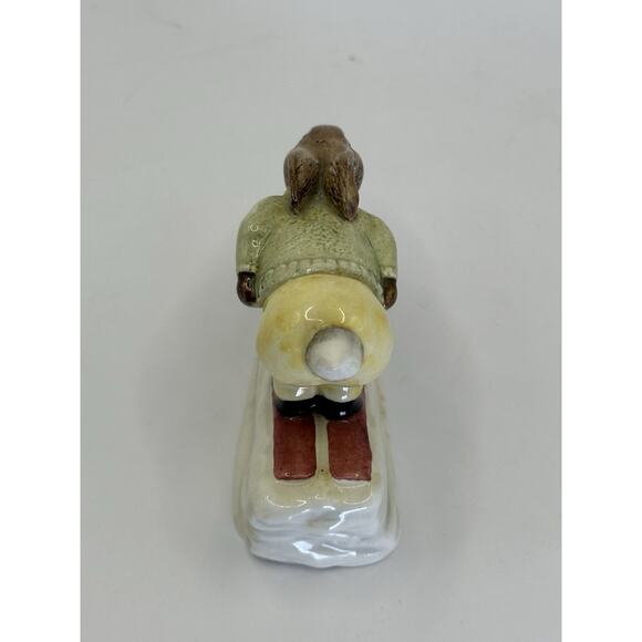 Royal Doulton Bunnykins Down Hill Skier"Porcelain 1984 Made In England Figurine - Picture 6 of 10